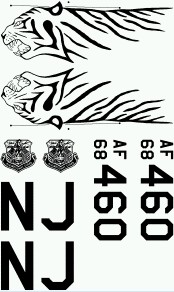 F-4E NJ Tiger Decals