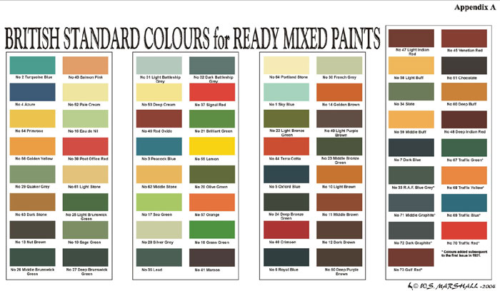 Color Chart With Rgb Values